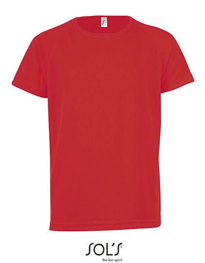 Kids&acute; Raglan Sleeved T-Shirt Sporty, SOL&acute;S 01166 // L198K White | 10 Jahre (130/140)