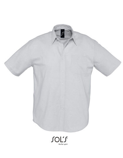Men&acute;s Oxford-Shirt Brisbane Short Sleeve, SOL&acute;S 16010 // L612