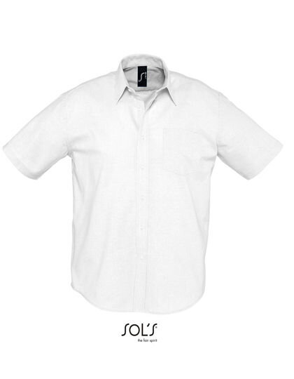 Men&acute;s Oxford-Shirt Brisbane Short Sleeve, SOL&acute;S 16010 // L612