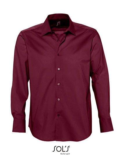Men&acute;s Stretch-Shirt Brighton Long Sleeve, SOL&acute;S 17000 // L633
