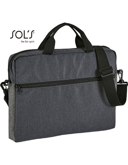 Dual Material Briefcase Porter, SOL&acute;S Bags 02114 // LB02114