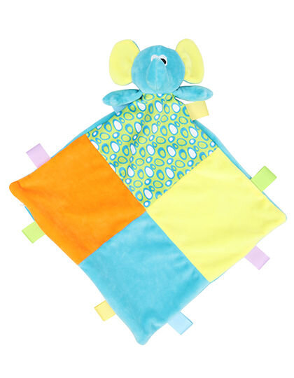 Baby Multi Coloured Comforter With Rattle, Mumbles MM701 // MM701