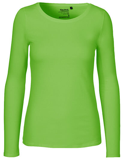 Ladies&acute; Long Sleeve T-Shirt, Neutral O81050 // NE81050