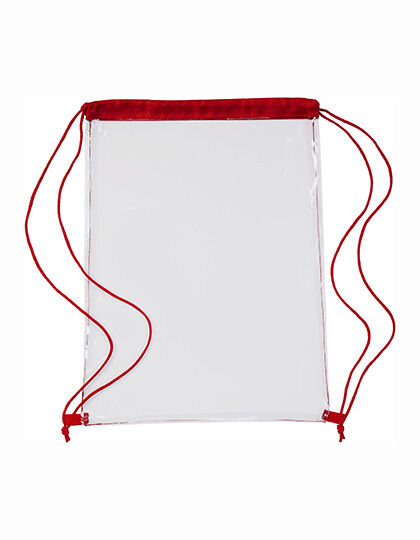 Transparent PVC Drawstring Backpack, Printwear 0927 // NT0927