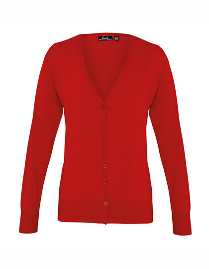 Women&acute;s Button Through Knitted Cardigan, Premier Workwear PR697 // PW697
