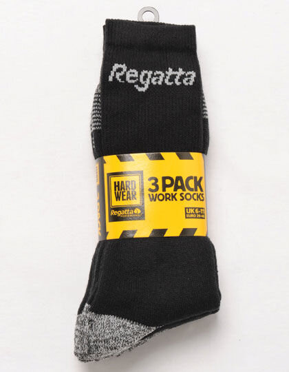 Workwear Socks (3 Pair Pack), Regatta Professional RMH003 // RG003