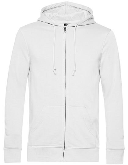 Organic Zipped Hood Jacket, B&amp;C WU35B // BCWU35B
