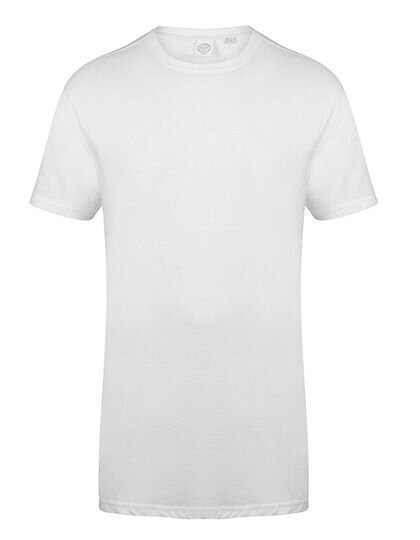Men&acute;s Longline T-Shirt With Dipped Hem, SF Men SF258 // SFM258