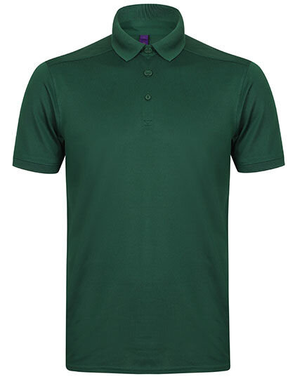Men&acute;s Slim Fit Stretch Polo Shirt + Wicking Finish, Henbury H460 // W460