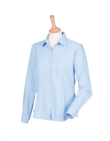 Ladies&acute; Wicking Long Sleeve Shirt, Henbury H591 // W591