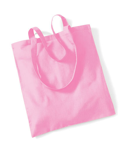 Bag For Life - Long Handles, Westford Mill W101 // WM101 Pastel Pink | 38 x 42 cm