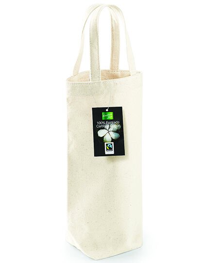 Fairtrade Cotton Bottle Bag, Westford Mill W620 // WM620