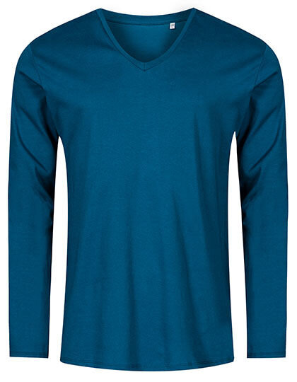 Men&acute;s V-Neck T-Shirt Long Sleeve, X.O by Promodoro 1460 // XO1460