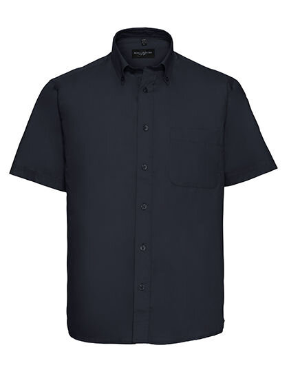 Men&acute;s Short Sleeve Classic Twill Shirt, Russell Collection R-917M-0 // Z917