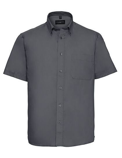 Men&acute;s Short Sleeve Classic Twill Shirt, Russell Collection R-917M-0 // Z917