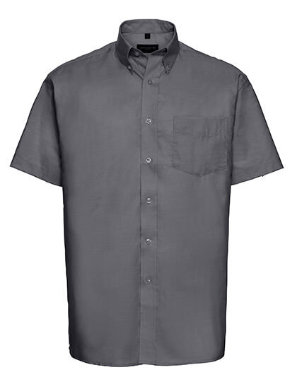 Men&acute;s Short Sleeve  Classic Oxford Shirt, Russell Collection R-933M-0 // Z933