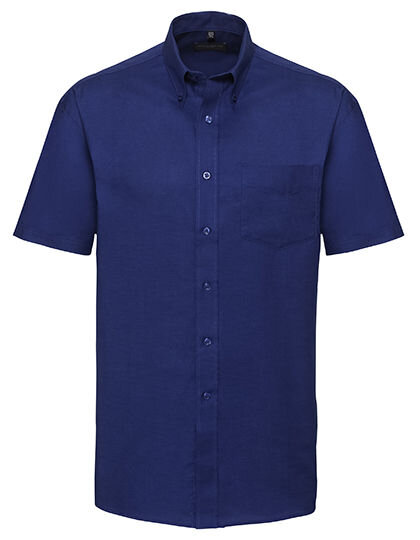 Men&acute;s Short Sleeve  Classic Oxford Shirt, Russell Collection R-933M-0 // Z933