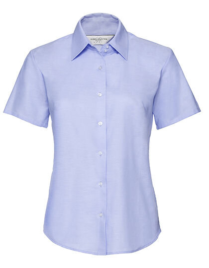 Ladies&acute; Short Sleeve Classic Oxford Shirt, Russell Collection R-933F-0 // Z933F