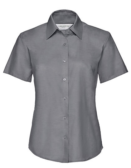 Ladies&acute; Short Sleeve Classic Oxford Shirt, Russell Collection R-933F-0 // Z933F