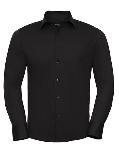 Men&acute;s Long Sleeve Fitted Stretch Shirt, Russell Collection R-946M-0 // Z946