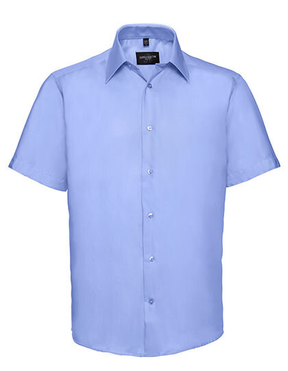 Men&acute;s Short Sleeve Tailored Ultimate Non-Iron Shirt, Russell Collection R-959M-0 // Z959