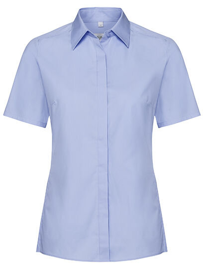 Ladies&acute; Short Sleeve Fitted Ultimate Stretch Shirt, Russell Collection R-961F-0 // Z961F